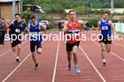 Boys 100 metres, 2025 Northumberland Schools Track and Fields, Wentworth, Hexham. Photo: David T. Hewitson/Sports for All Pics